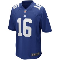 Men's New York Giants Frank Gifford Number 16 Nike Royal Game Retired Player Jersey