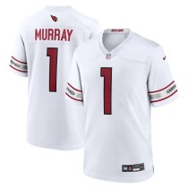 Men's Arizona Cardinals Kyler Murray Number 1 White Nike Game Player Jersey
