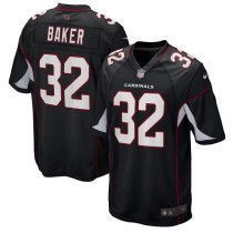 Men's Arizona Cardinals Budda Baker Number 32 Nike Black Game Jersey