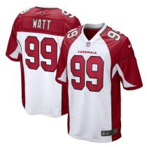 Men's Arizona Cardinals J.J. Watt Number 99 Nike White Game Jersey