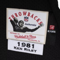 Men's Cincinnati Bengals 1981 Ken Riley Number 13 Mitchell & Ness Black Authentic Throwback Retired Player Jersey